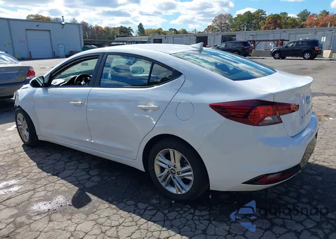2020 Hyundai Elantra Sel z USA, uszkodzony, nr VIN 5NPD84LF7LH567461